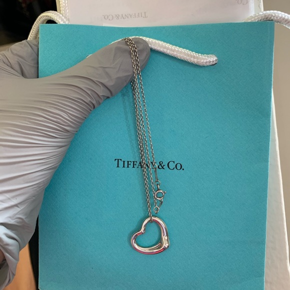 Tiffany & Co. Elsa Peretti Open Heart Necklace💟 - Picture 9 of 16